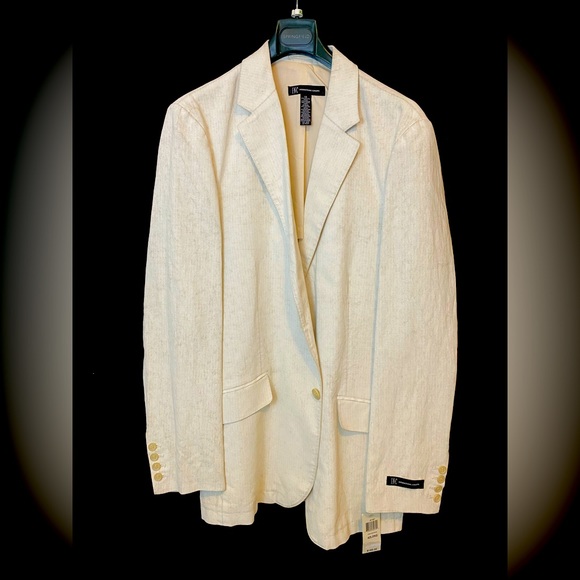 INC- textured cream sport coat NWT - Picture 1 of 7